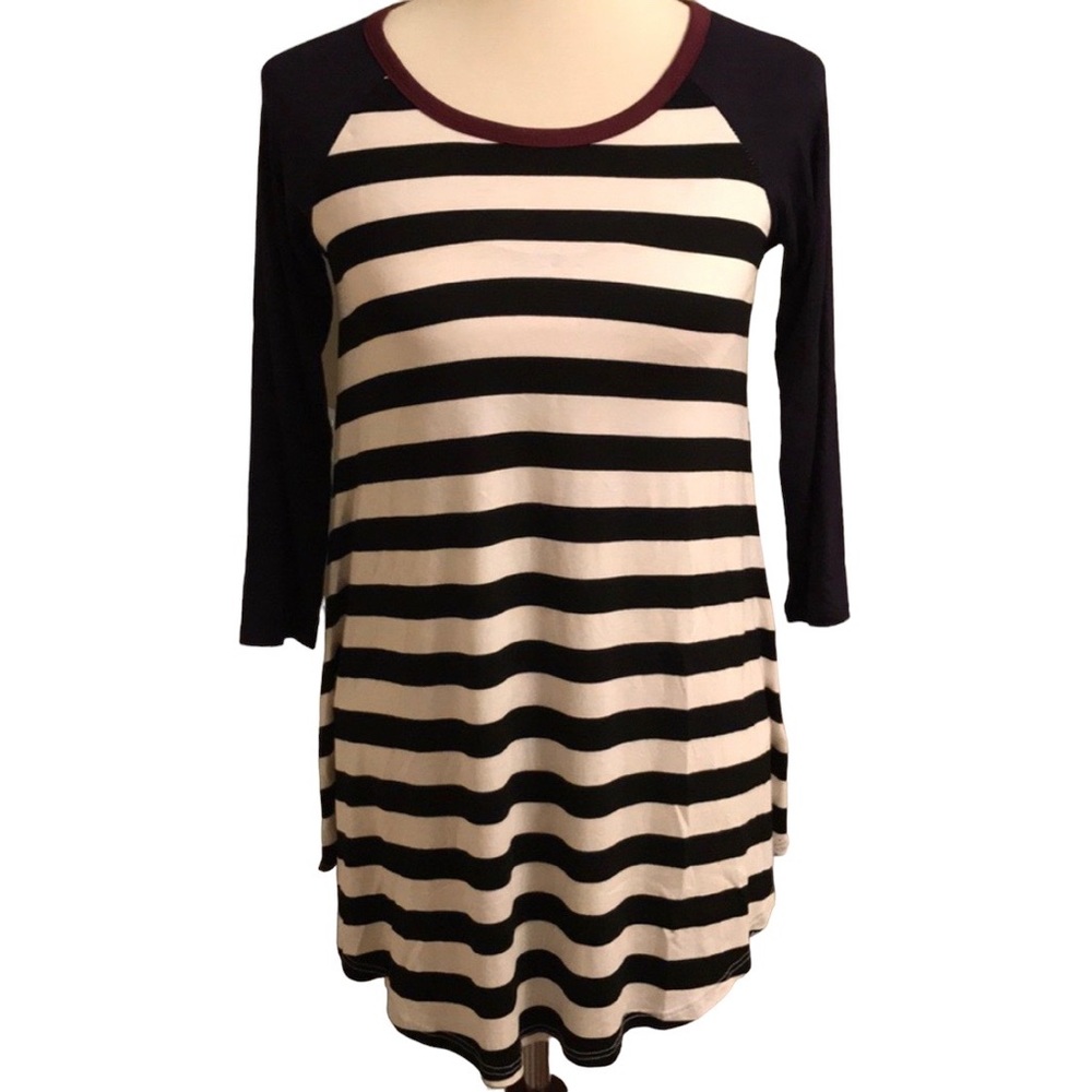 Womens Stripe Tunic Top